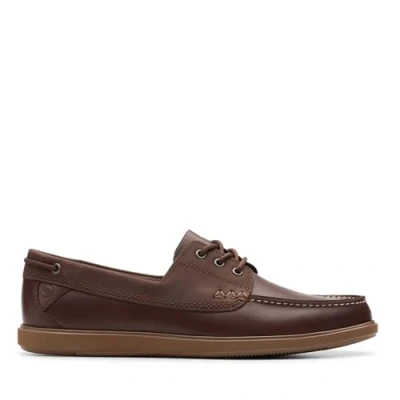 Afbeelding van Clarks Bratton Bootschoenen, Heren, Maat: 43, Dark brown Leer