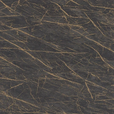 Afbeelding van Rasch Factory IV 428964 Marmer Zwart / Goud