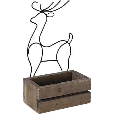Afbeelding van Clayre &amp; Eef Bruine Planthouder 23*13*10/40 cm 64819