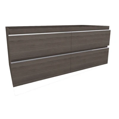 Afbeelding van Xellanz Tigris onderkast 120 x 46 cm houtnerf grijs