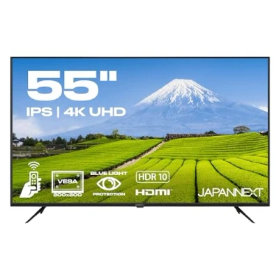 Afbeelding van JAPANNEXT Monitor Groot Formaat 55&quot; IPS 4K UHD (3840x2160) HDR Ingebouwde luidsprekers (8Wx2) G Sync/FreeSync 2 jaar garantie JN IPS5503TUHDR