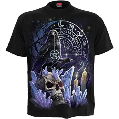 Afbeelding van Spiral Hekserij T Shirt Zwart, XL