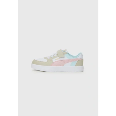Afbeelding van Puma Caven 2.0 Unisex Sneakers laag voor kinderen, Maat: 27.5, Desert dust/mauve mist/white Hoogwaardig imitatieleer