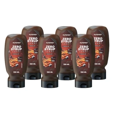 Afbeelding van Superset Nutrition Yummy Zero Syrup (6x320ml) calorievrije siropen Eindelijk, voor fijnproevers! Chocolade