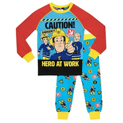 Afbeelding van Fireman Sam Jongens Pyjama&#039;s Aansluitende Pasvorm Brandman Veelkleurig 110