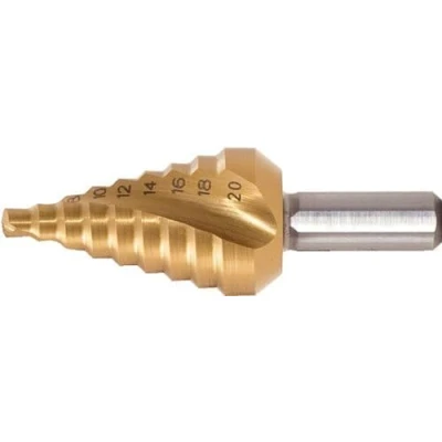 Afbeelding van KS Tools, Boorbitje, HSS TiN stapboor, extra kort (30 millimeter)