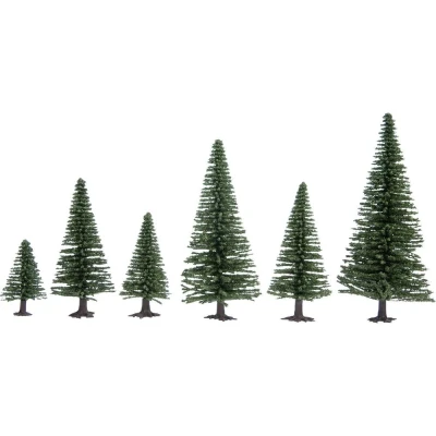 Afbeelding van NOCH Hobby 26820 Set bomen Zilverspar 50 tot 140 mm Donkergroen 25 stuk(s)