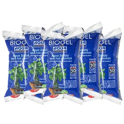 Afbeelding van Aqua Control Vast water voor je planten, ideaal vakantieirrigatie, tot 30 dagen zonder irrigatie, 400 ml, 5 pack
