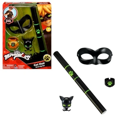 Afbeelding van Kostuums voor Kinderen Miraculous: Tales of Ladybug &amp; Cat Noir Transformation Set 4 On...