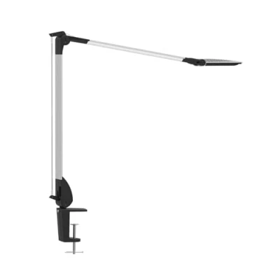 Afbeelding van MAULoptimus LED Bureaulamp dimmbaar tafelklem zilver aluminium 1 stuk 58 x 6 50 cm MAUL