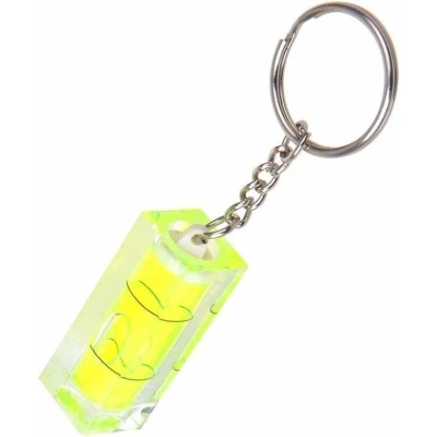 Afbeelding van 10x Mini waterpas sleutelhanger 4 cm sleutelhangers
