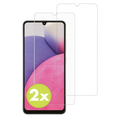 Afbeelding van 2 pack Screenprotectors Samsung Galaxy A33: Accezz glass