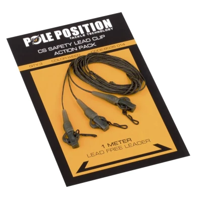 Afbeelding van Pole Position CS Leadclip Leaders 65lb (3 stuks)