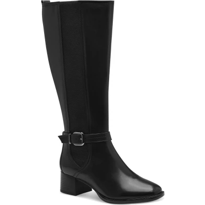 Afbeelding van Tamaris Comfort Long Boot Heel 8 85503 43 Kniehoge laarzen voor dames, zwart, 36 EU Breed