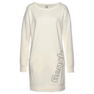 Afbeelding van Bench. Loungewear Sweatjurk met logoprint opzij
