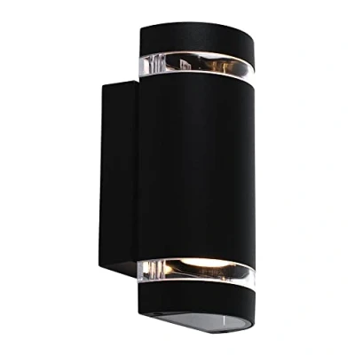 Afbeelding van Kanlux ZEW Wandlamp 2x35W Zwart IP44 22441
