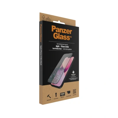 Afbeelding van PanzerGlass Case Friendly iPhone 13 mini Screenprotector Glas Zwart