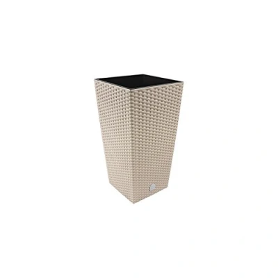 Afbeelding van Bloempot van 7,2 liter met inzetstuk 17 x 32,4 cm in kleur Mocca