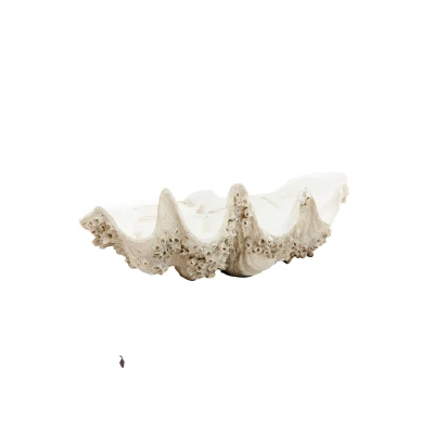 Afbeelding van Light &amp; Living Ornament SHELL 52x28x18cm Bruin