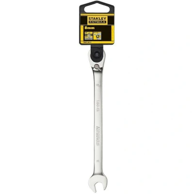 Afbeelding van Stanley handgereedschap FATMAX Omkeerbare Ringsteeksleutel met ratel 8mm FMMT13081 0