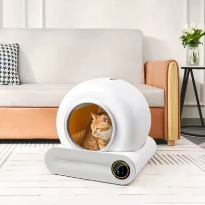 Afbeelding van MarktDirect CatoMatic Kattenbak zelfreinigend Automatische Bedienen via App 14 Dagen zonder legen