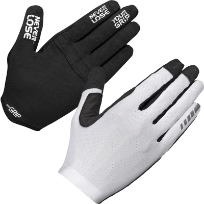 Afbeelding van GripGrab Aerolite InsideGrip Lange Vinger Zomer Race MTB Fietshandschoenen zonder Padding Wit Unisex Maat XXL