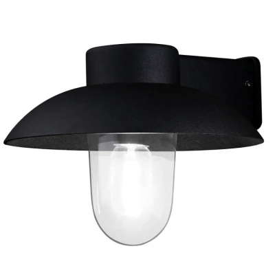 Afbeelding van Konstsmide Mani 415 750 Buitenlamp (wand) Spaarlamp, LED E27 60 W Zwart