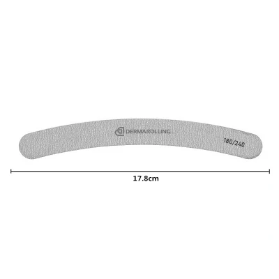 Afbeelding van Dermarolling Professionele Nagelvijl Banana Grit 180/240