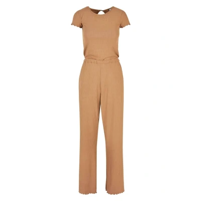 Afbeelding van Urban Classics Jumpsuit, Dames, Maat: 4XL, Darktaupe