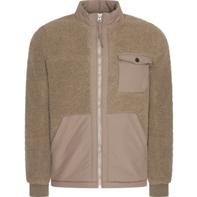 Afbeelding van Mario Russo Teddy Jas Stockholm heren Winterjas Vest Taupe 3XL