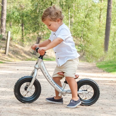 Afbeelding van Bandits &amp; Angels loopfiets Escape Silver 2 jaar jongens en meisjes metaal zilver
