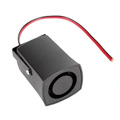 Afbeelding van Universele achteruitrijwaarschuwing voor de auto, 12 V, 115 dB, backup hoorn, Beeper Buzzer, zwart