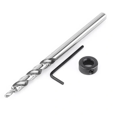 Afbeelding van 3/8&quot;Percussieboor Met Ronde Schacht Houtpons Positioneringsboor + Adapter Inbussleutel