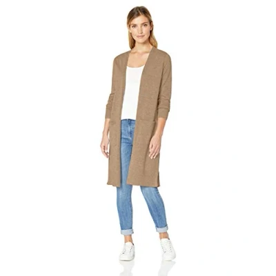 Afbeelding van Amazon Essentials Women&#039;s Lichtgewicht lang vest (verkrijgbaar in grote maten), Camel, XS