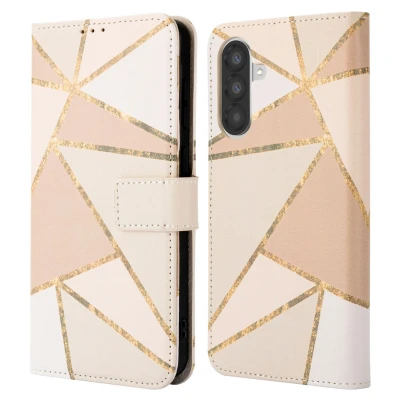 Afbeelding van imoshion Hoesje Geschikt voor Samsung Galaxy A26 Design Bookcase smartphone Beige Graphic