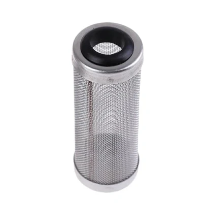 Afbeelding van 2 stuks roestvrijstalen aquariumfilter, 12 mm, stalen filterbescherming, sponsbescherming