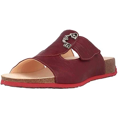 Afbeelding van Think! Dames Mizzi_3 000124 duurzame pantolette, 5010 Rosso Combi, 45 EU