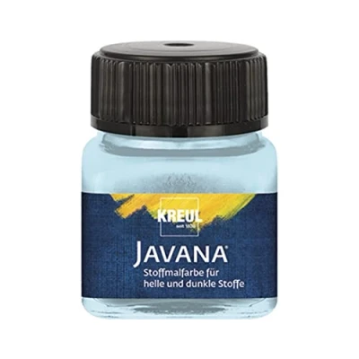 Afbeelding van Javana ijsblauwe textielverf 20ml Voor licht en donker gekleurd textiel