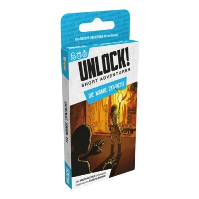 Afbeelding van Space Cowboys Unlock! Short Adventures The Mumie ontwaakt Familiespel Rraadselspel 1 6 spelers Vanaf 10+ jaar 30 minuten Duits