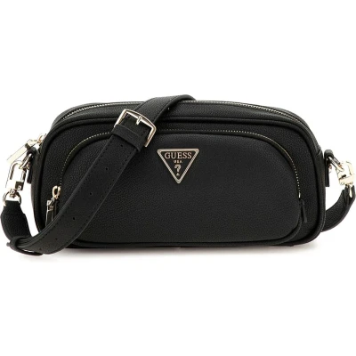 Afbeelding van Guess Power Play Camera Crossbody Dames Tas Zwart One Size