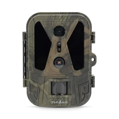 Afbeelding van Nedis Wildcamera 4K@10fps 50 MPixel 8 CMOS IP65 Zwart No Glow IR Nachtzicht Kijkhoek: 100 Bewegingssensor Detectiehoek: 120 Detectiebereik: 25 m Scherm grootte: 2.4 &quot;