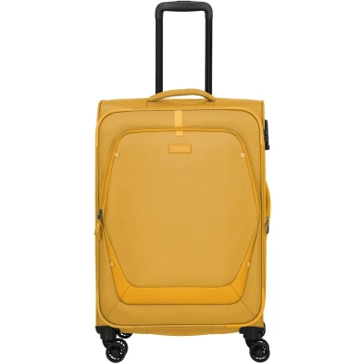Afbeelding van Travelite Umbria 4 Wheel Trolley M golden glow zachte koffer lichtgewicht
