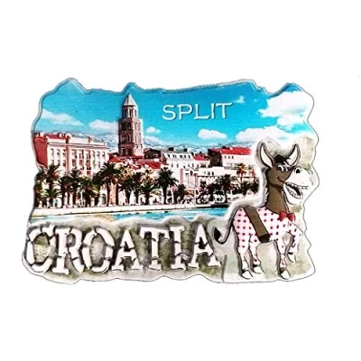 Afbeelding van 3D Split Kroatië Koelkast Magneet Reizen Souvenir Gift Thuis Keuken Decoratie Magnetische Sticker Collectie