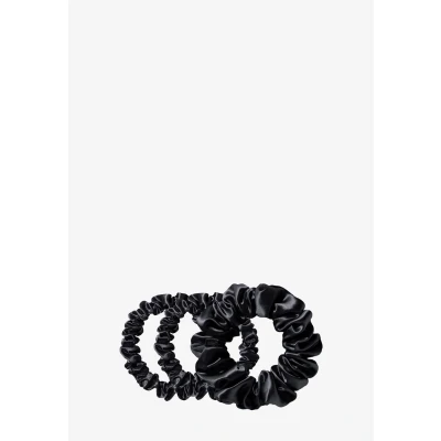 Afbeelding van Slip PURE SILK BACK TO Basics Assorted Scrunchies Huidverzorgingstool, Dames, Maat: One Size, Black