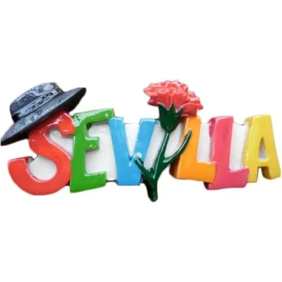 Afbeelding van Sevilla Spanje 3D Koelkast Magneet Reizen Sticker Letters Stijl Souvenir,Huis &amp; Keuken Decoratie,Spanje
