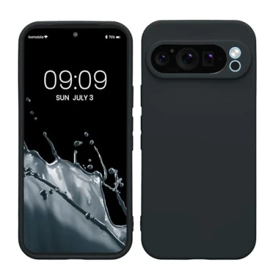 Afbeelding van kwmobile telefoonhoesje geschikt voor Google Pixel 9 Pro Hoesje smartphone Precisie camera uitsnede In bosbesblauw