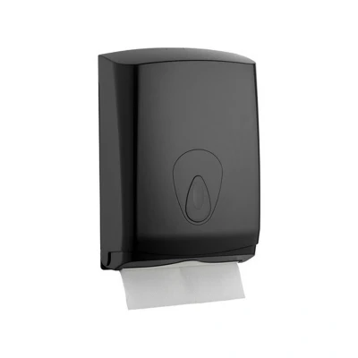 Afbeelding van PlastiQline midi handdoekdispenser PQMidiHB zwart