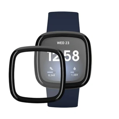 Afbeelding van kwmobile Beschermfolie geschikt voor Fitbit Versa 3 Schermbeschermer 2 x screenprotector smartwatch anti kras