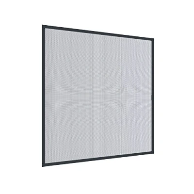 Afbeelding van Windhager Expert, 04339 Insectenwerende raamhor aluminium frame voor ramen, zelfbouwpakket 140 x 150 cm, antraciet