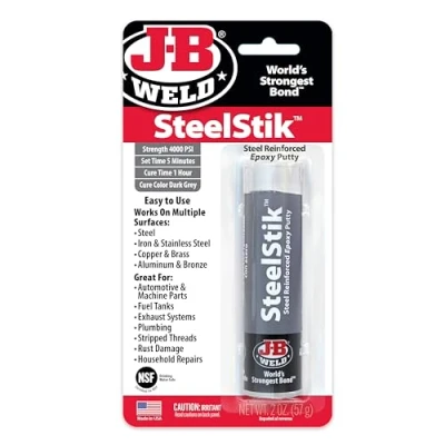 Afbeelding van Eisenwarenhandlung J B Weld 8267 S SteelStik Steel Versterkte epoxy Putty Stick 2 oz, ijzerwaren, ijzerwarenhandel